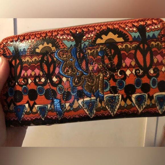 ♦️ Sakroots | Patterned Elephant Embroidered Wallet - Picture 4 of 6